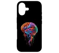 Custodia per iPhone 17 Arte fluida astratta di anatomia del cervello colorato