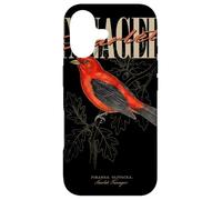 Custodia per iPhone 17 Arte vintage Scarlet Tanager Bird Watching Nature Love Birds