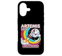 Custodia per iPhone 17 Artemis II 2026 Cute Design for Kids Launch Back to The Moon