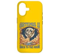 Custodia per iPhone 17 Artemis II Missione Luna Esplorazione dello spazio retrò