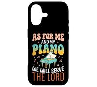 Custodia per iPhone 17 As For Me And My Piano We Will Serve The Lord