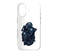 Custodia per iPhone 17 Ascolta See Speak No Evil Skulls - Grafica gotica oscura