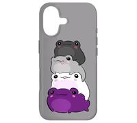 Custodia per iPhone 17 Asexual Flag Color Frog Subtle Queer Pride LGBTQ Aesthetic