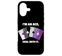 Custodia per iPhone 17 Asexual I'm an Ace, Deal with It Asexual Pride