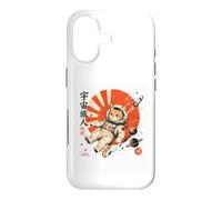 Custodia per iPhone 17 Astronauta giapponese Cosmic Wanderer Space Cat