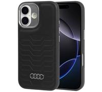 Custodia Per iPhone 17 Audi GT MagSafe In Pelle Sintetica Nera Con Logo