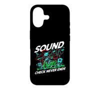 Custodia per iPhone 17 Audio Engineer Sound Check Never Ends Live Crew Graphic