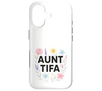 Custodia per iPhone 17 Aunt Tifa Floral Resistance Protest Resist Fascism No Kings