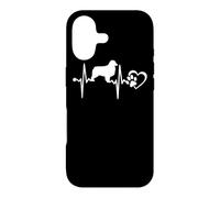Custodia per iPhone 17 Australian Shepherd Dog Paw Heartbeat Funny Puppy Lover
