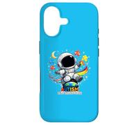 Custodia per iPhone 17 Autism Is My Super Power, Carino Astronauta Puzzle Piece