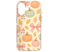 Custodia per iPhone 17 Autumn Flower Fall Pumpkin Bow Girl Women Fall Themed