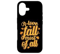 Custodia per iPhone 17 Autunno "I Love Fall most of All"