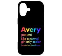 Custodia per iPhone 17 Avery Like A Normal Girl Only Cooler Queen Nome
