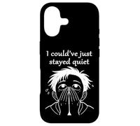 Custodia per iPhone 17 Avrei potuto stare zitto, Covering Face Overwhelmed Meme