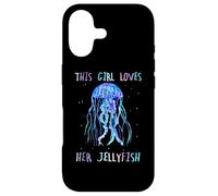 Custodia per iPhone 17 Awesome Cute UnderWater This Girl loves her JellyFish