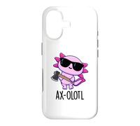 Custodia per iPhone 17 Ax-olotl Divertente gioco di parole Axolotl