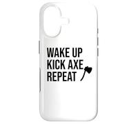 Custodia per iPhone 17 Axe Throwing Party Decorations Ax Wake Up Kick Axe Repeat