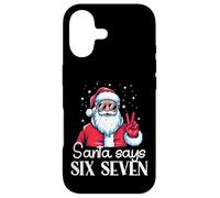 Custodia per iPhone 17 Babbo Natale dice 67 Meme 6 7 Natale Sei Sette Uomini Donne Bambini