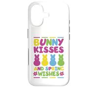 Custodia per iPhone 17 Baci da coniglio e auguri di primavera