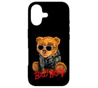 Custodia per iPhone 17 Bad Boy Tee Shirt, Funny Teddy Bear Graphic Design Style Fun