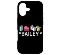 Custodia per iPhone 17 Bailey Nome Cane Personalizzato Bailey Pet Lover