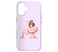 Custodia per iPhone 17 Ballerina Ragazza Danza Nome Prima Lettera A Girly Tutu Ballet