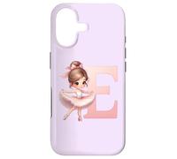 Custodia per iPhone 17 Ballerina Ragazza Danza Nome Prima Lettera E Girly Tutu Ballet