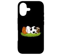 Custodia per iPhone 17 Bambini Pasqua Ragazzi Calcio Baseball Basket Calcio Coniglietti