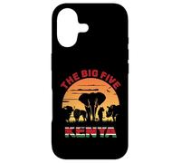 Custodia per iPhone 17 Bandiera del Kenya, Big Five Kenya Pride Wildlife Safari