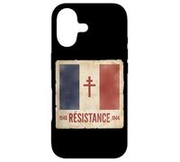 Custodia per iPhone 17 Bandiera della Francia con croce di Lorena 1940-1944