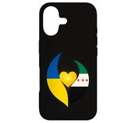 Custodia per iPhone 17 Bandiera della Siria e dell'Ucraina, amo l'Ucraina, amo la Siria