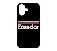 Custodia per iPhone 17 Bandiera Ecuador retrò rosso