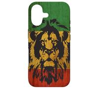 Custodia per iPhone 17 Bandiera Rasta Reggae Lion Giamaica per amante dei rastafari