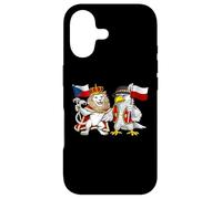 Custodia per iPhone 17 Bandiera Repubblica Ceca Polonia Radici Ceche Polacca
