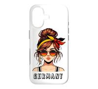 Custodia per iPhone 17 Bandiera tedesca Deutsches Mädchen Deutschland