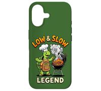 Custodia per iPhone 17 Barbecue Low & Slow Legend Turtle Chef Grilling Legend