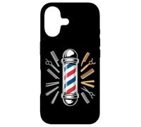 Custodia per iPhone 17 Barber Pole Icon Barber Tools Forbici