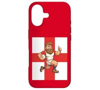 Custodia per iPhone 17 Barrelling Forward, divertente eroe del rugby inglese