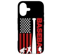 Custodia per iPhone 17 Baseball Bat American Flag USA Sports