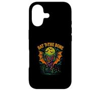 Custodia per iPhone 17 Bat To The Bone Scary Flying Bat Halloween Design