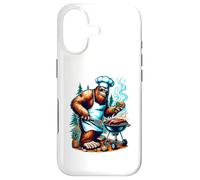 Custodia per iPhone 17 BBQ Master Bigfoot Chef Grill Cooking Barbecue Dad Funny