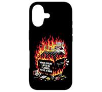 Custodia per iPhone 17 BBQ Team Trashpanda Dumpster Fire Raccoon Grill Crew