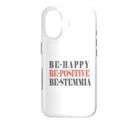 Custodia per iPhone 17 Be-happy, be-positive, be-stemmia, Divertente, Bestemmia