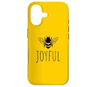Custodia per iPhone 17 Be Joyful - Messaggio minimalista ispiratore Pun Bee Lover