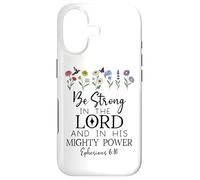 Custodia per iPhone 17 Be Strong in the Lord Christian Ephesians 6:10 Bible Verse