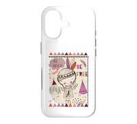 Custodia per iPhone 17 Be Wild Be Free Boho Girl Camping Adventure Spirit Grafica