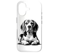 Custodia per iPhone 17 Beagle super dolce come ritratto in posa sdraiata
