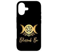 Custodia per iPhone 17 Beato essere Wiccan pagano Triple Moon Dea e Pentacolo