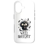 Custodia per iPhone 17 Beh Sheeyit. Divertente Angry Black Bird Funny Corvo Beh Sheeyit