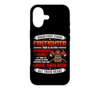 Custodia per iPhone 17 Behind Every Strong Firefighter Fireman Firefighters Lovers